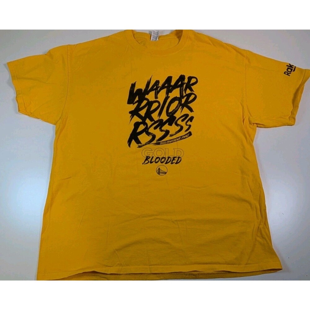 Golden State Warriors t shirt XL short sleeve GOLD BLOODED Conference Finals